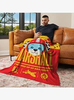 Paw Patrol Marshall Fired Up 50x60" Silk Touch Throw Blanket
