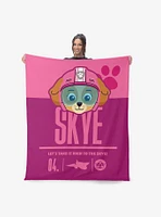 Paw Patrol High to the Skye 50x60" Silk Touch Throw Blanket