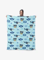 Paw Patrol Chase Rescue Pattern 50x60" Silk Touch Throw Blanket