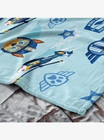 Paw Patrol Chase Rescue Pattern 50x60" Silk Touch Throw Blanket
