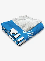 NBA Oklahoma City Thunder Net Gain Silk Touch Sherpa Throw Blanket