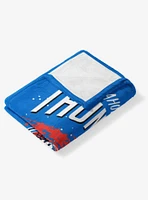 NBA Oklahoma City Thunder Net Gain Silk Touch Throw Blanket