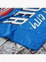 NBA Oklahoma City Thunder Net Gain Silk Touch Throw Blanket