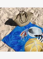 NBA Oklahoma City Thunder Blackboard Beach Towel