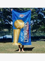 NBA Oklahoma City Thunder Blackboard Beach Towel