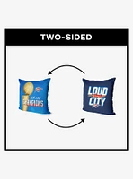 NBA Oklahoma City Thunder Buckets Throw Pillow
