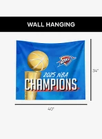 NBA Oklahoma City Thunder Banner Up Printed Wall Decor