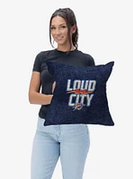 NBA Oklahoma City Thunder Hoopla Double Sided Tapestry Pillow