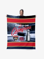 NHL Florida Panthers Multiply Silk Touch Throw Blanket