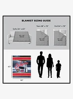 NHL Florida Panthers Multiply Silk Touch Throw Blanket