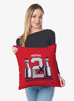 NHL Florida Panthers Stake Throw Pillow