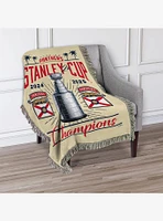NHL Florida Panthers Recorded Woven Tapestry Throw Blanket