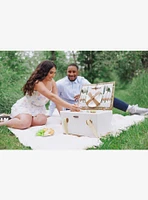 Lemongrove Bees & Lemons Picnic Basket For 2