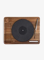 Turntable Acacia and Slate Cheese Board With Knife