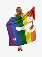 MLB Philadelphia Phillies Pride Series Silk Touch Throw Blanket