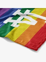 MLB Los Angeles Dodgers Pride Series Silk Touch Throw Blanket