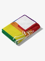 MLB Los Angeles Angels Pride Series Silk Touch Throw Blanket