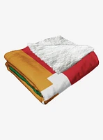 MLB Los Angeles Dodgers Pride Series Silk Touch Sherpa Throw Blanket