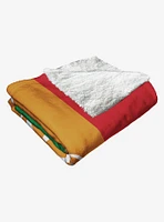 MLB Los Angeles Angels Pride Series Silk Touch Sherpa Throw Blanket
