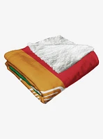 MLB Boston Red Sox Pride Series Silk Touch Sherpa Throw Blanket