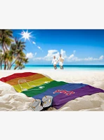 MLB Boston Red Sox Pride Series Beach Towel