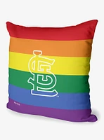 MLB St. Louis Cardinals Pride Series Throw Pillow
