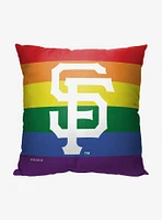 MLB San Francisco Giants Pride Series Throw Pillow