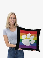 NCAA Clemson Pride Series Throw Pillow