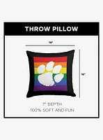 NCAA Clemson Pride Series Throw Pillow