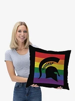 NCAA Michigan State Pride Series Throw Pillow