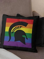 NCAA Michigan State Pride Series Throw Pillow
