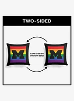 NCAA Michigan Pride Series Throw Pillow