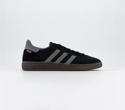 adidas Handball Spezial Trainers Core Black White Gum - Men's Terrace  Trainers