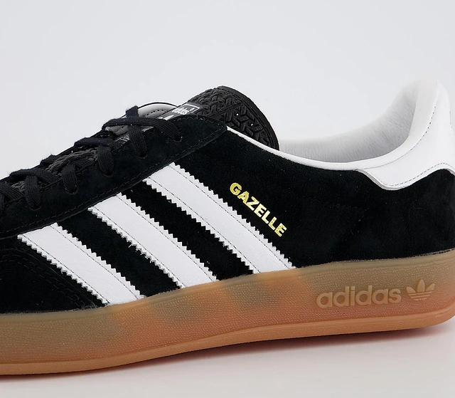 adidas gazelle silver green womens adidas Gazelle Indoor in Black