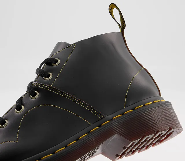 dr marten monkey boots black