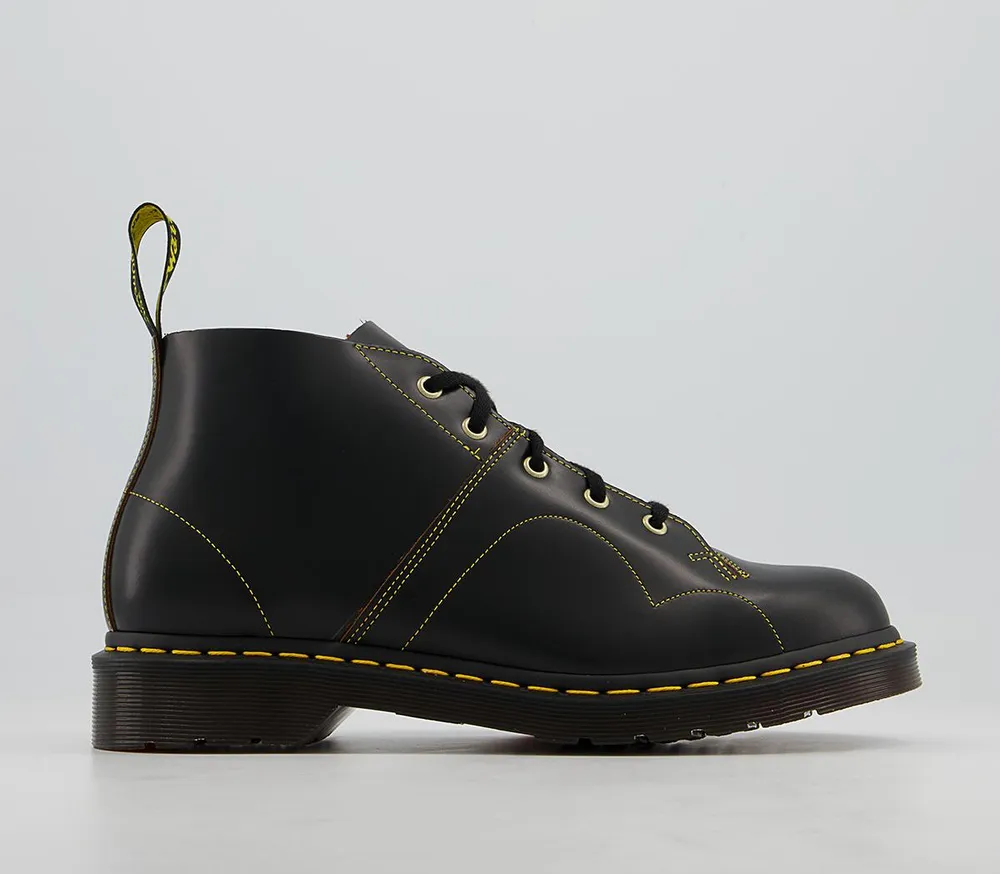 dr martens church boots black