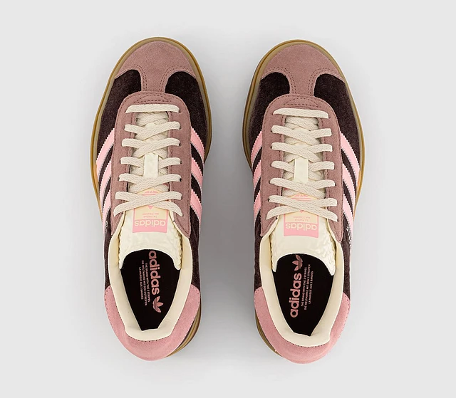 Adidas Gazelle Bold W Trainers Shadow Brown Warm Clay Glow Pink - Women's |  King's Cross