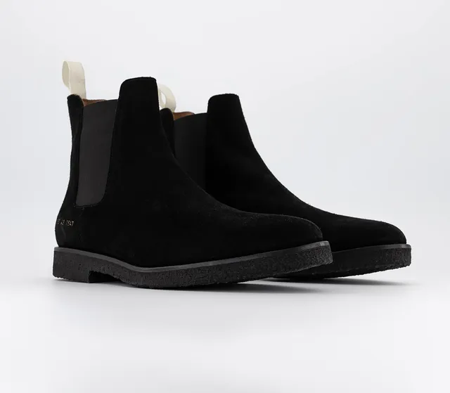 common projects chelsea boots black leather