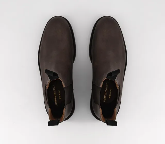 common projects chelsea boots black leather