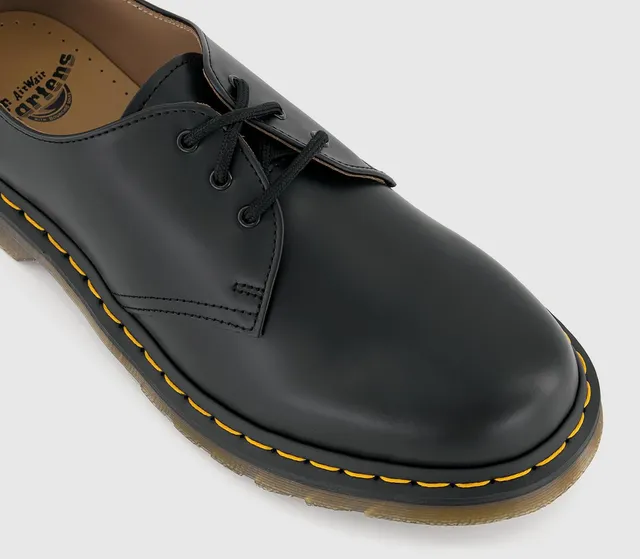 Dr. Martens 3 Eye Lace Shoes M Black Leather - Men