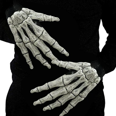 Ghostly Skeleton Bone Hand Gloves