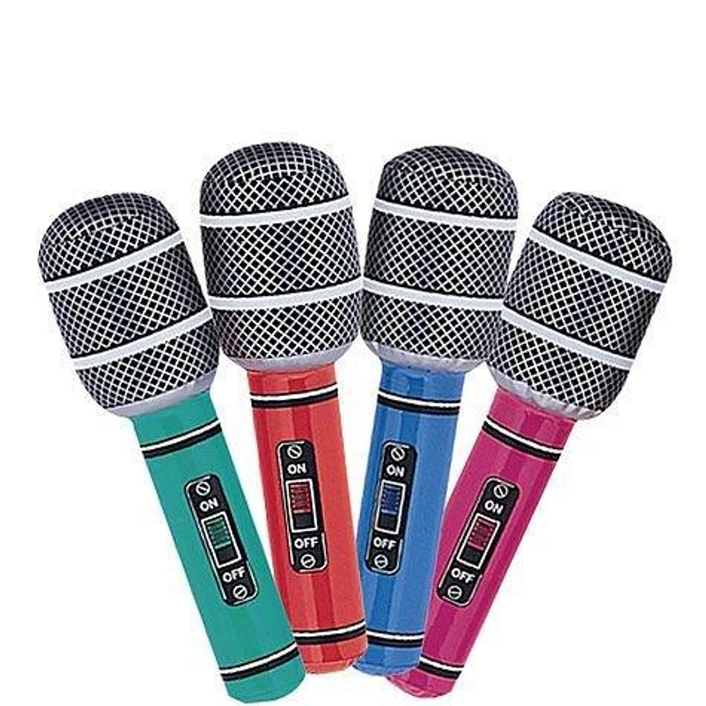 Inflatable Microphones 4ct