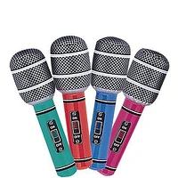 Inflatable Microphones 4ct