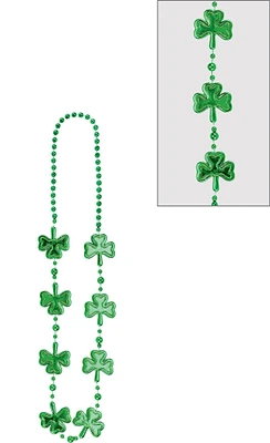 Shamrock Bead Necklace