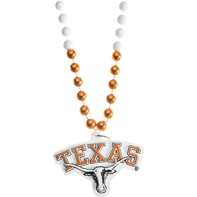 Texas Longhorns Pendant Bead Necklace