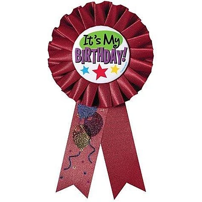 It's My Birthday Award Ribbon