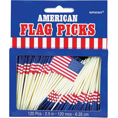 American Flag Picks 120ct