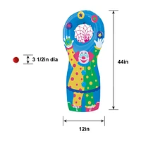 Inflatable Clown Ball Toss Game