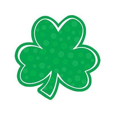 Polka Dot Shamrock Cutout