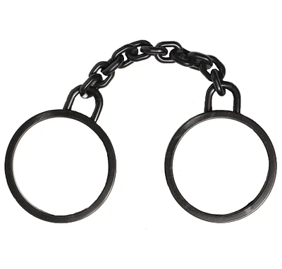 Black Rubber Shackles